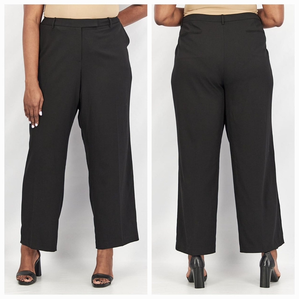 Calvin Klein Madison Black Straight Leg Trouser size 16W